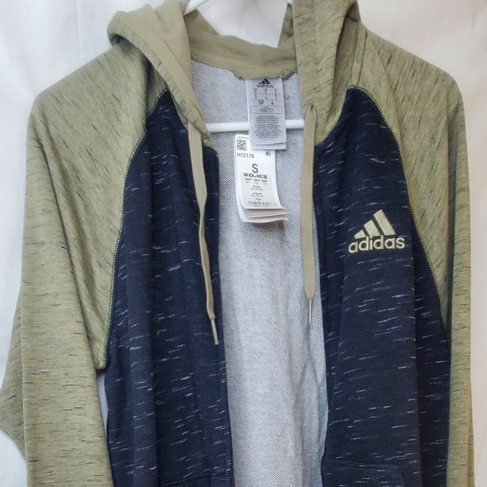 Women's adidas Essentials 3-Stripes Full-Zip Fleece Hoodie
